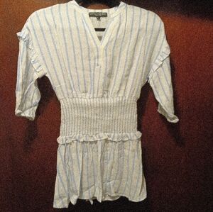 Central Park West NWOT Women's Rouched Waist Tunic Size Large